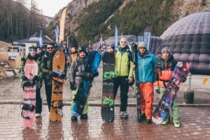 Uscita di Snowboard Alpinismo durante Snow Shop Test 2016